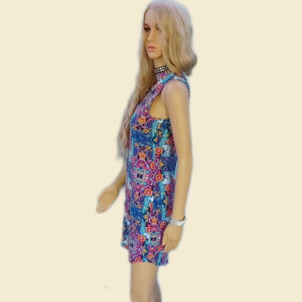 NEW Ultra flirt M choker tunic dress - Picture 3 of 8